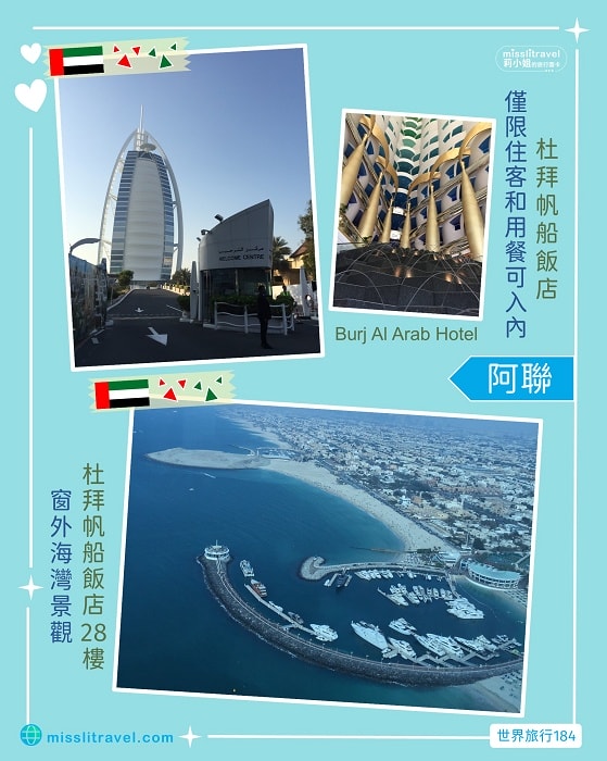 【阿聯 UAE】1張圖卡秒懂杜拜自由行8大旅遊資訊和電影推薦 - 第5張圖