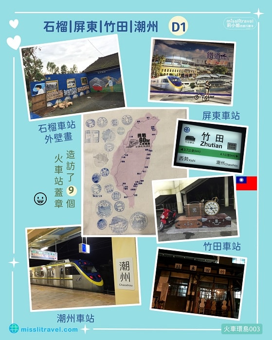 【台灣火車環島】挑戰60小時|22車站紀念章|D1遊記|台北 - 第4張圖