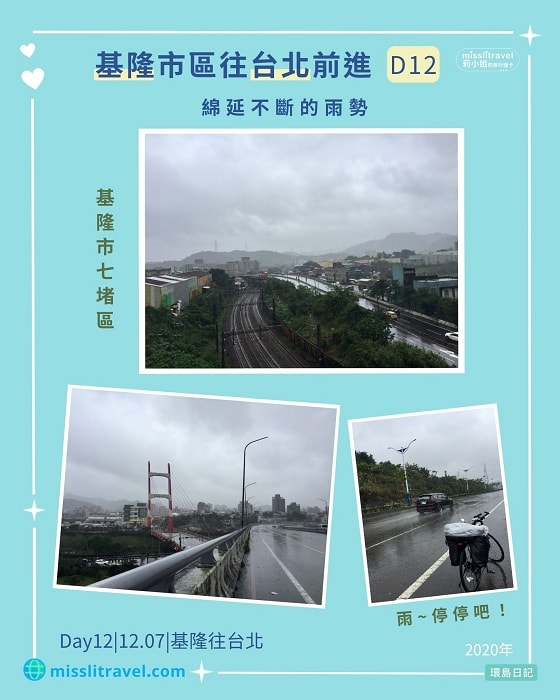 【台灣單車環島】單車新手14日|D12|基隆市區到桃園大溪 - 第1張圖